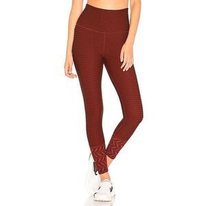 Beyond Yoga Desert Border High Waisted Midi Legging in Desert Border Red Rock Sm